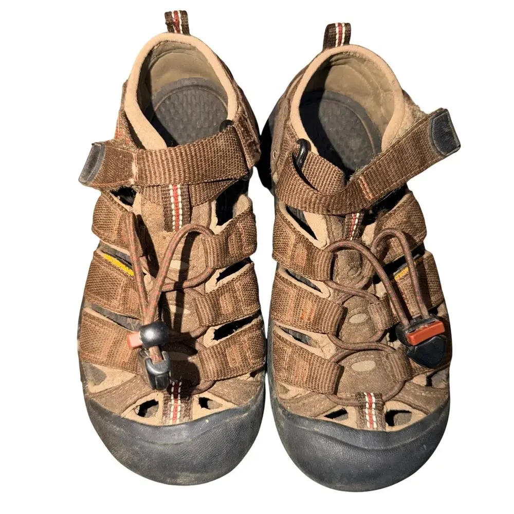 Keen Boys Summer Sandals Outdoor Hiking Waterproof Brown Size 1